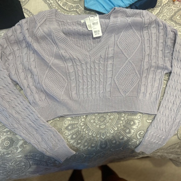 Tilly’s purple crop sweater - Picture 1 of 1
